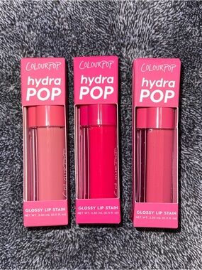 Colourpop hydra pop lip stain bundle